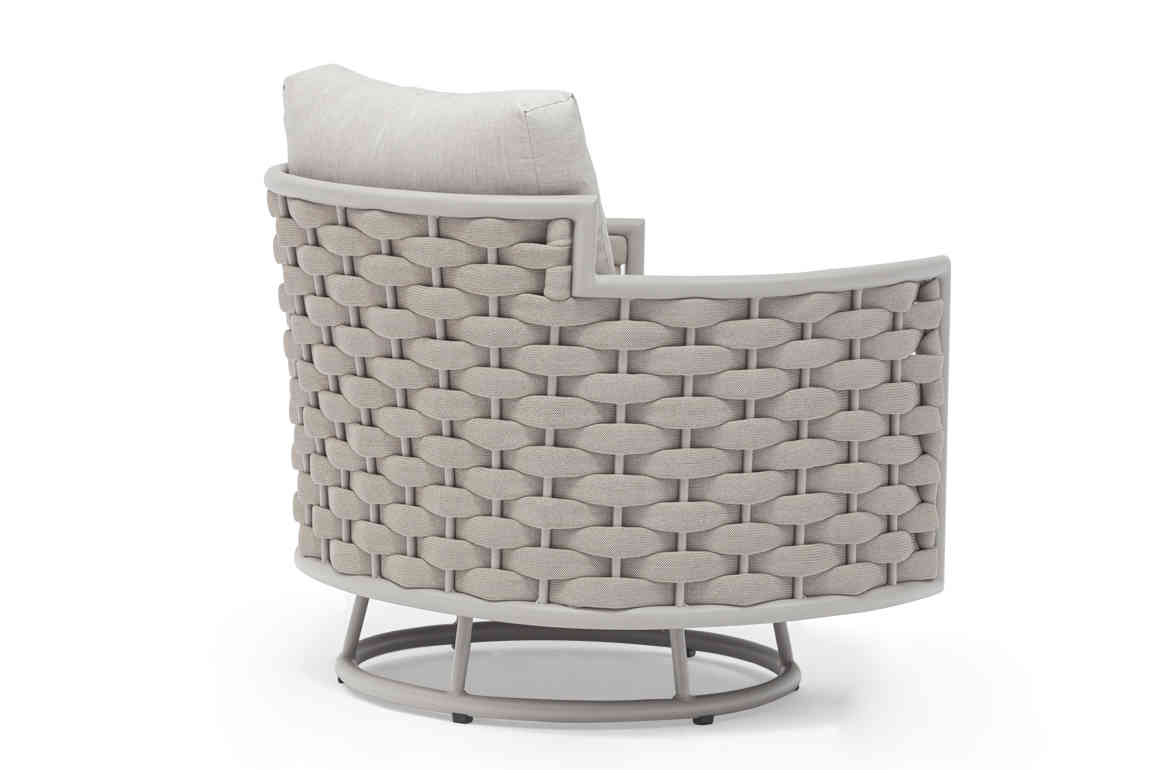 LOOP swivel armchair